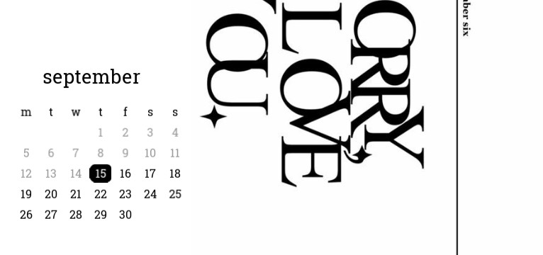 calendar
