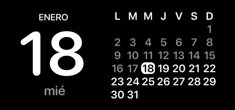 Calendar B&W