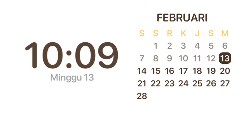Brown aesthetic time 