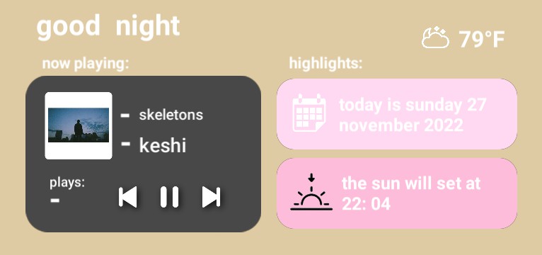 iOS System widget