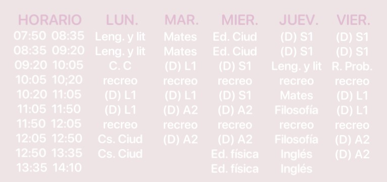 schedule  by kko