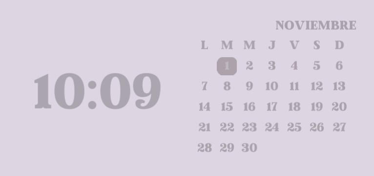 lilac calendar 