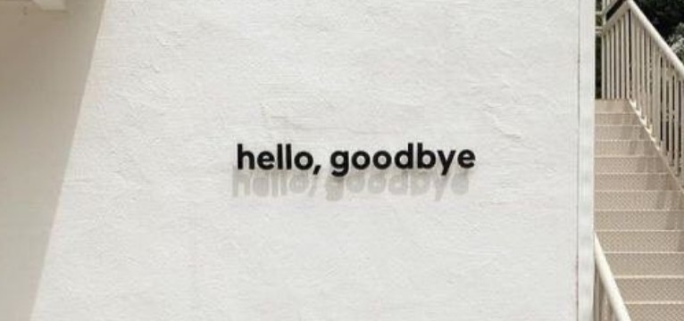 hello, goodbye .