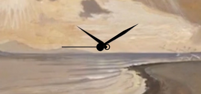 beach clock