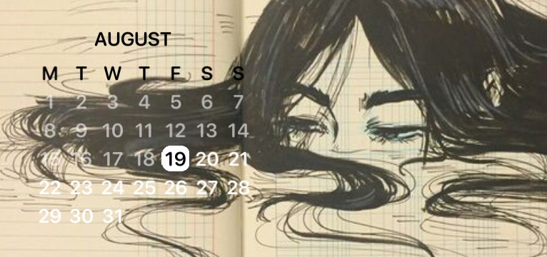 90s anime calendar 