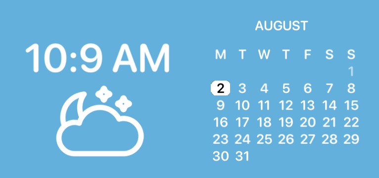 time widget
