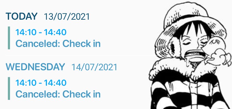 Luffy agenda 