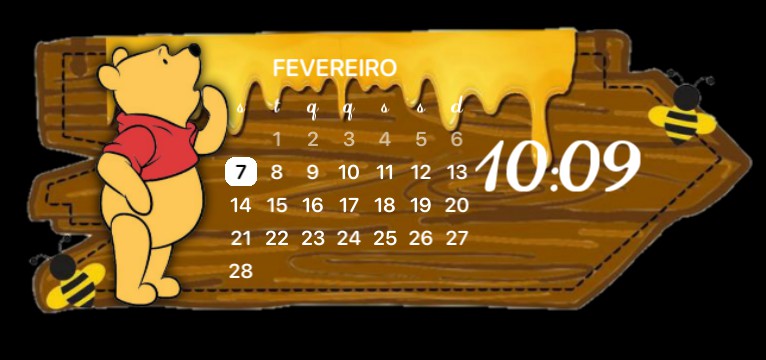 Ursinho Pooh Calendar