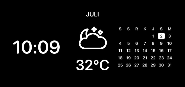 Weather Calender And Time
