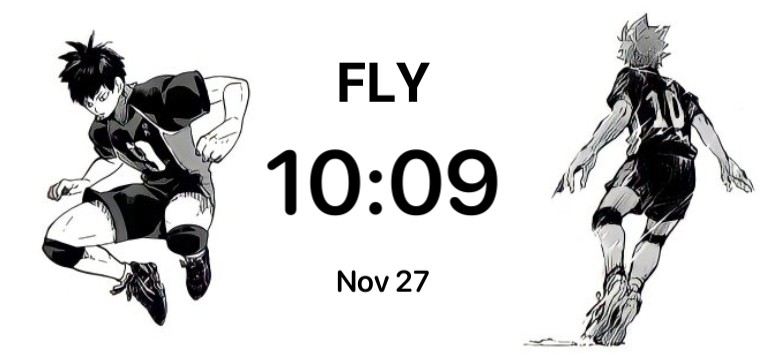widget time haikyuu