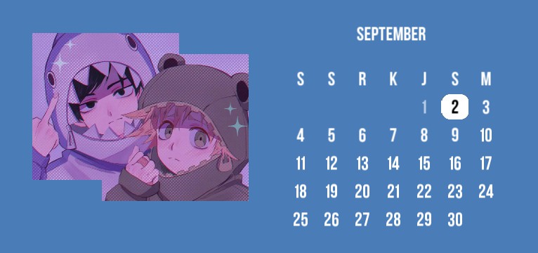 Creek Calender 