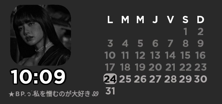 Calendario Lisa- Dark 