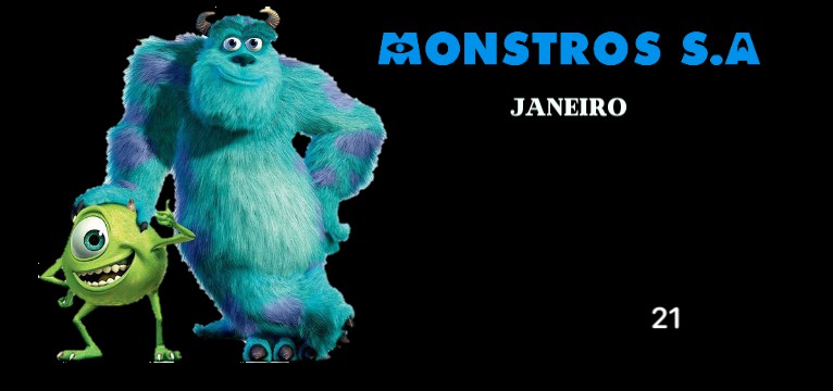 Calendrio Monstros S.A