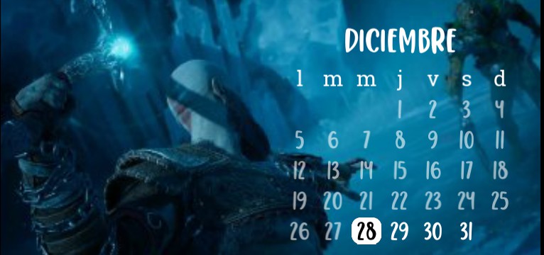God of War Calendar