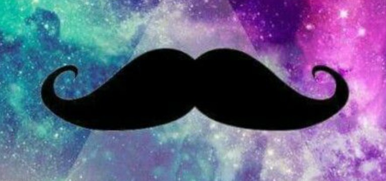 galaxy mustache 