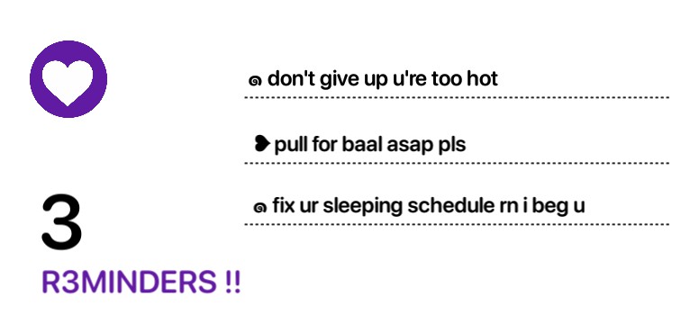reminders  Copy