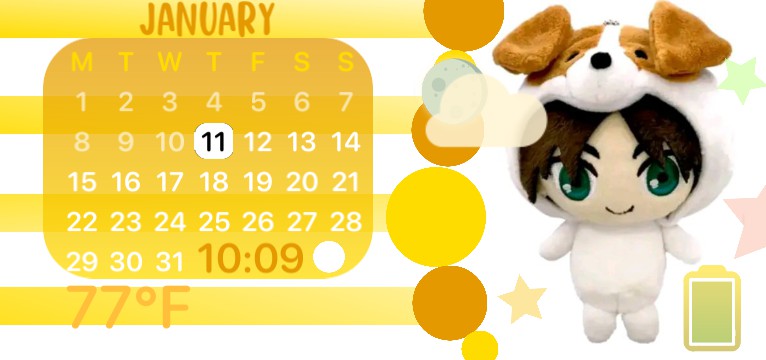 eren yeager plush calander