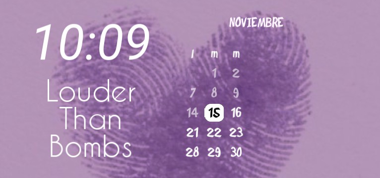 purple calendar