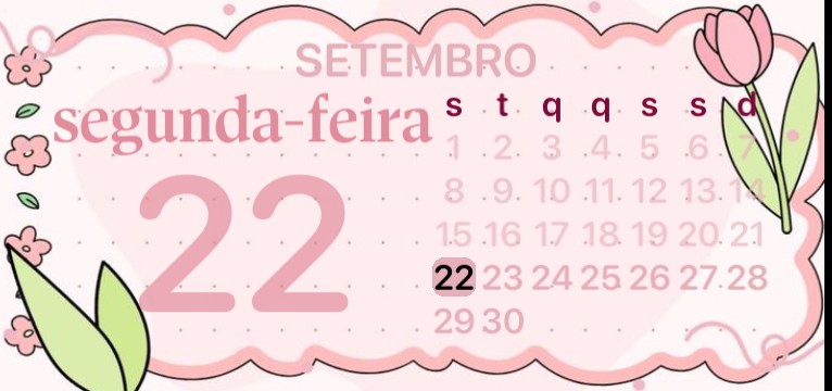 calendar rosa tulip