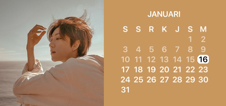 Calendar The8 Beige