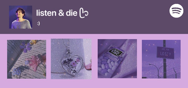Purple Spotify Louis Tomlinson 