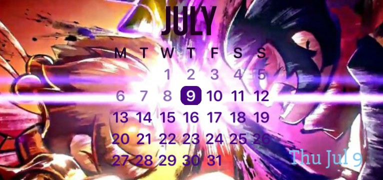Shadowpeach calendar