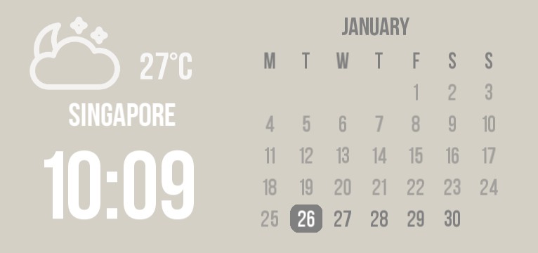 large widget