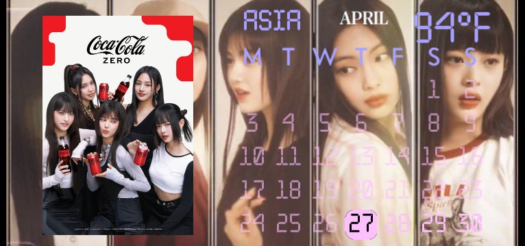 Newjeans calendar