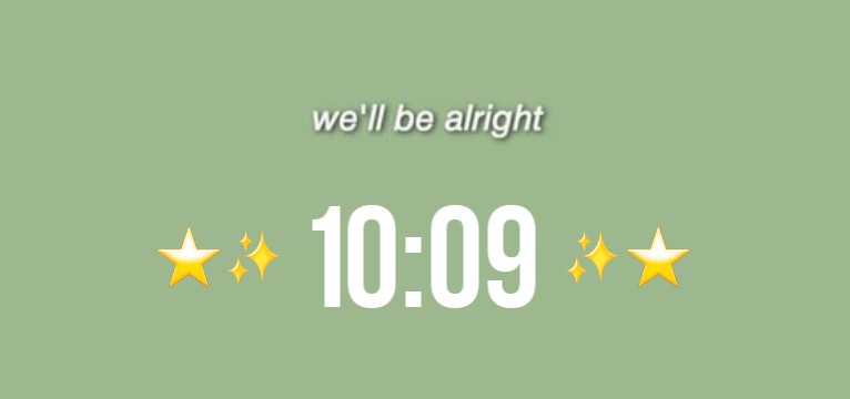 clock widget