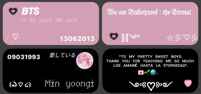widget BTS