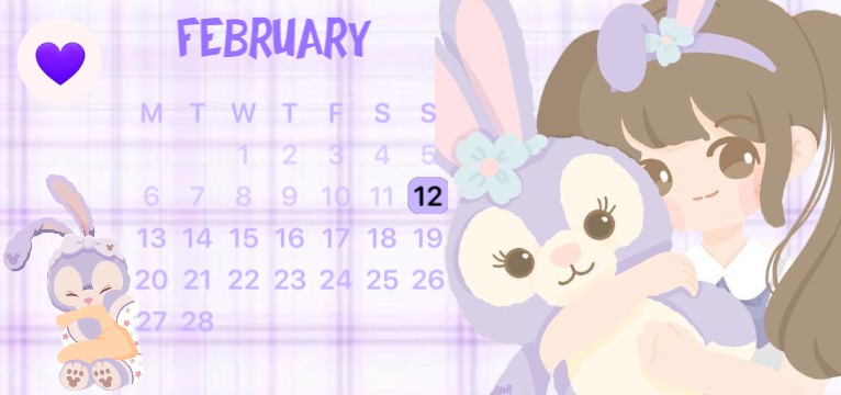 stella lou  calendar widget