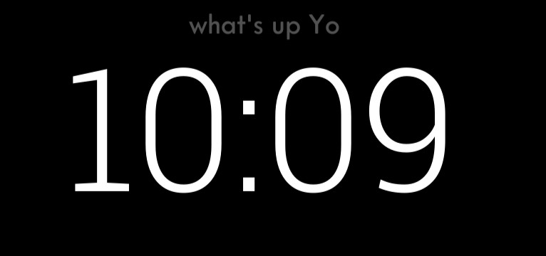 simple clock