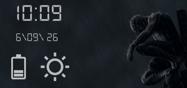 black spider-man