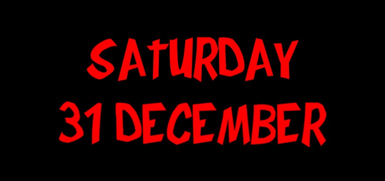 date graffiti red on black
