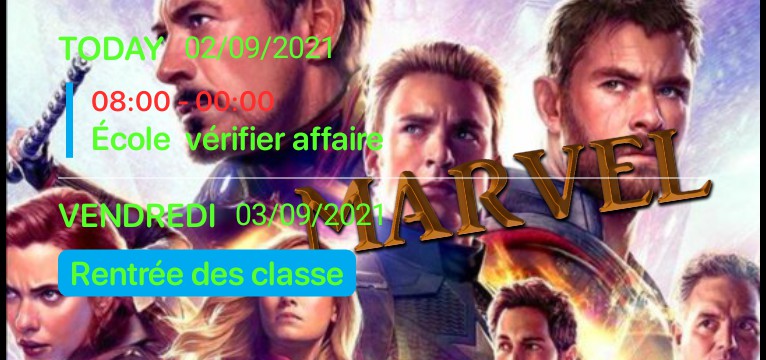 rappel marvel