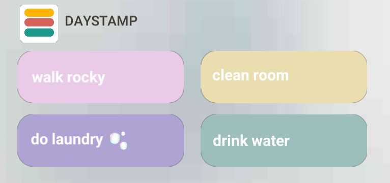 DAYSTAMP widget 