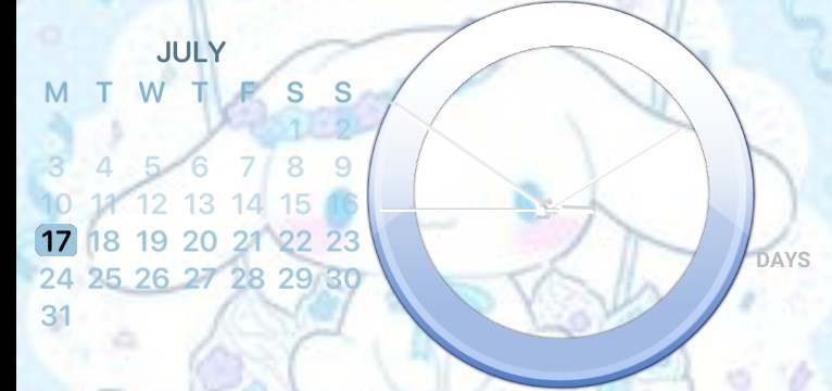 Cinnamoroll Clock