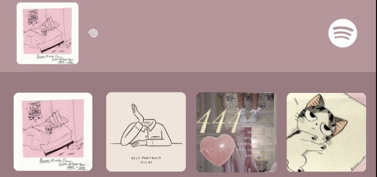 pink widget