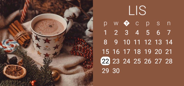 christmas vibe brown theme 