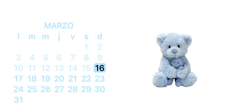 calendar blue