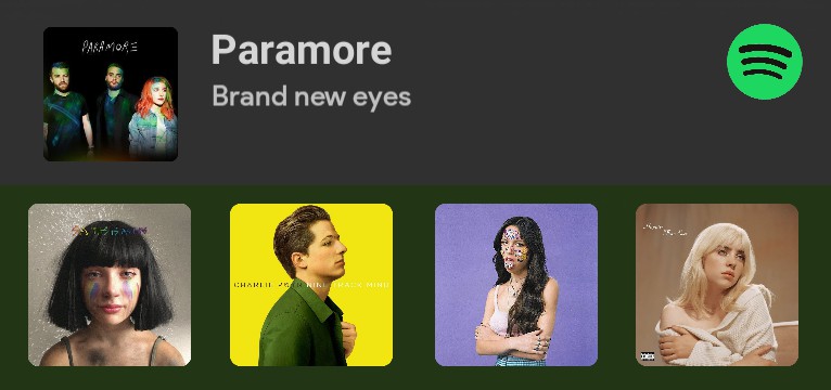 Spotify Revision by your crush :P