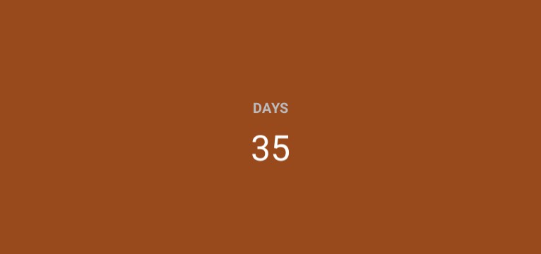 Days till Halloween 