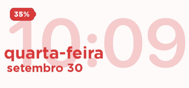 Red Day, hour and battery