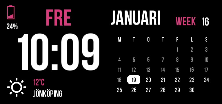 Keep track in pink