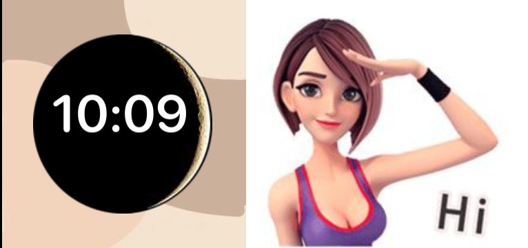 cartoon widget
