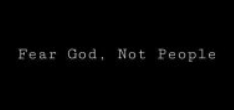 fear God