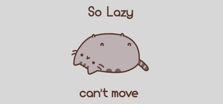 Pusheen so lazy