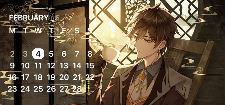 Zhongli, Morax Calendar 