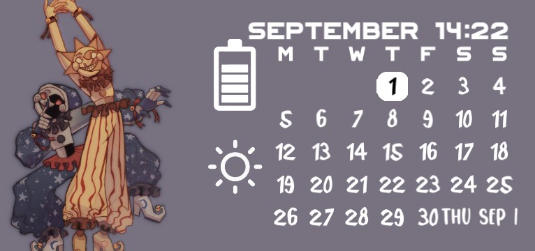 Sundrop & Moondrop - Calendar