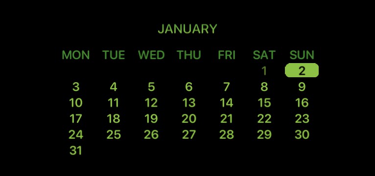 Calendar